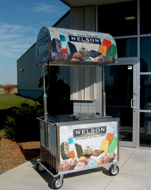 Ice Cream Cart with Wheels