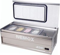 Small Gelato Display countertop cabinet case
