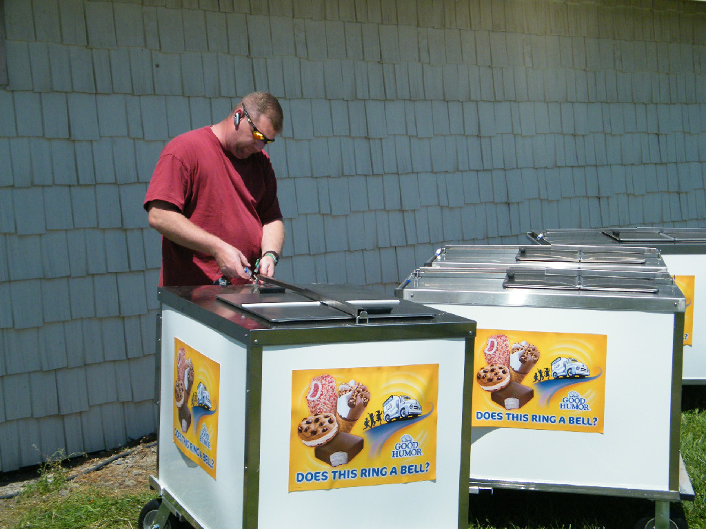 ice cream cart nelson bdc-8 good humor novelties