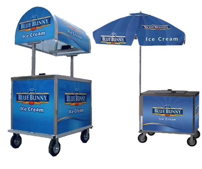 Two (2) BDC8 Ice Cream Carts for Sale