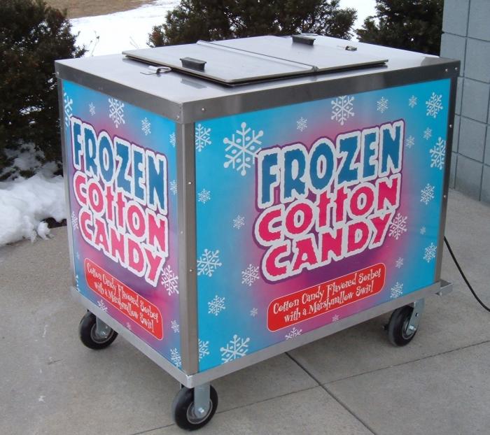 Ice Cream Push Cart on Casters