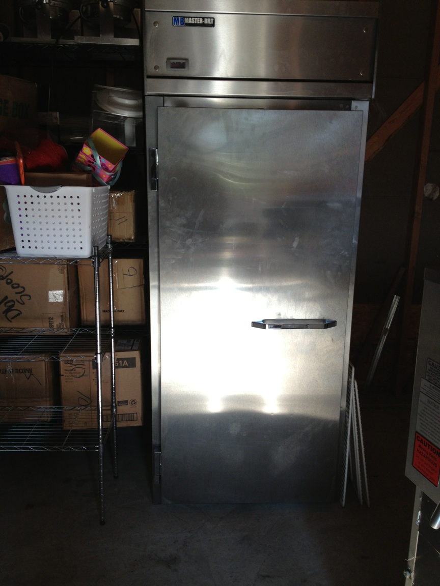 used masterbilt blast freezer 1 door