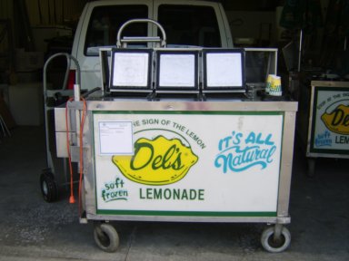 used ice cream dipping carts