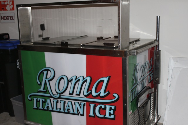 used italian ice carts