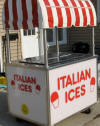 Used water ice cart